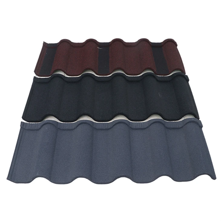 0.5mm Fire Resistance Stone Coated Metal Roof Tiles